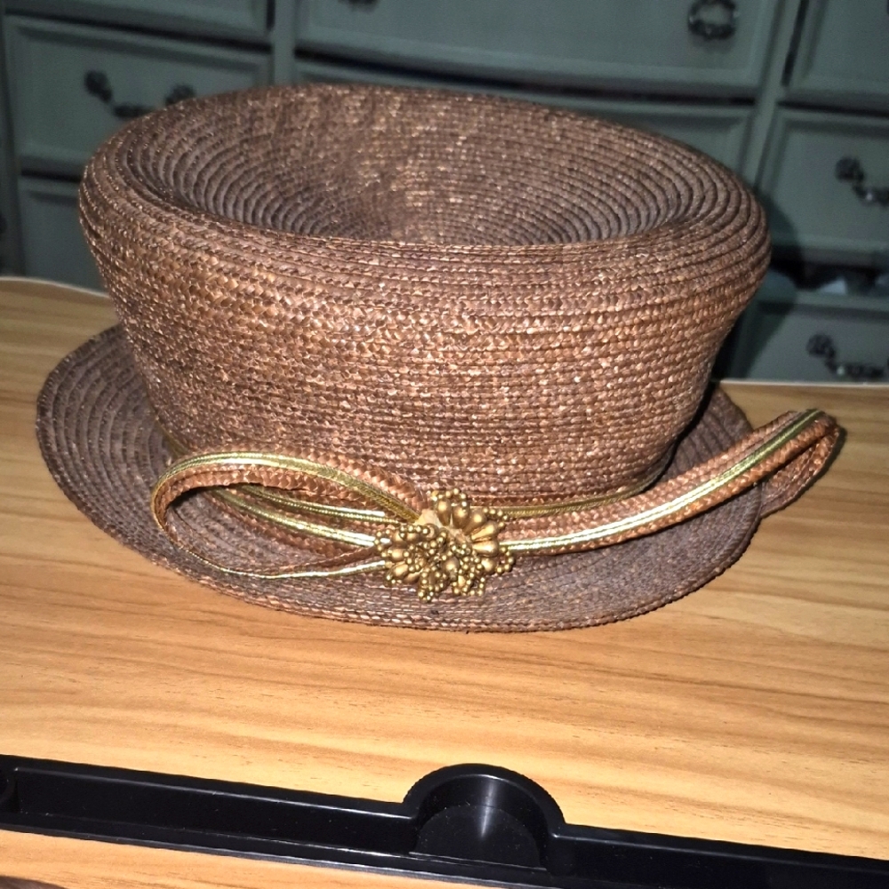 A Beautiful Top Hat Or A Formal Church Hat.